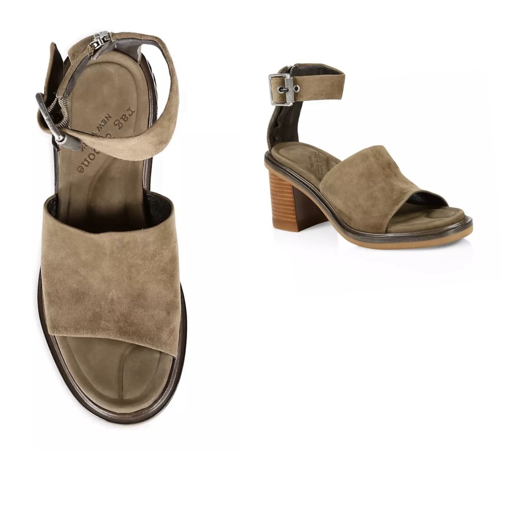 NEW rag & bone Soren Suede Ankle-Strap Sandals SOLD OUT COLOR Size 39